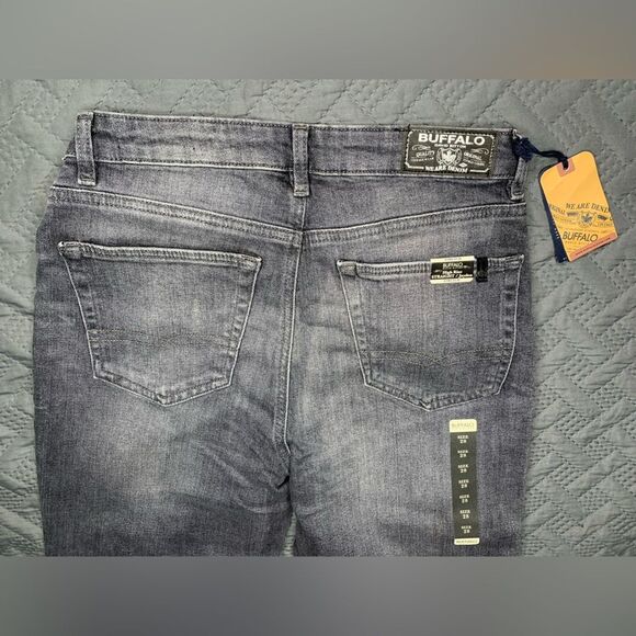 Buffalo David Bitton Men's Distressed Black Jeans - Picture 7 of 8